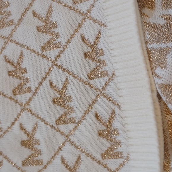 NWOT MICHAEL Michael Kors Signature Logo Stylish Beanie/Scarf Matching Set - Picture 6 of 6